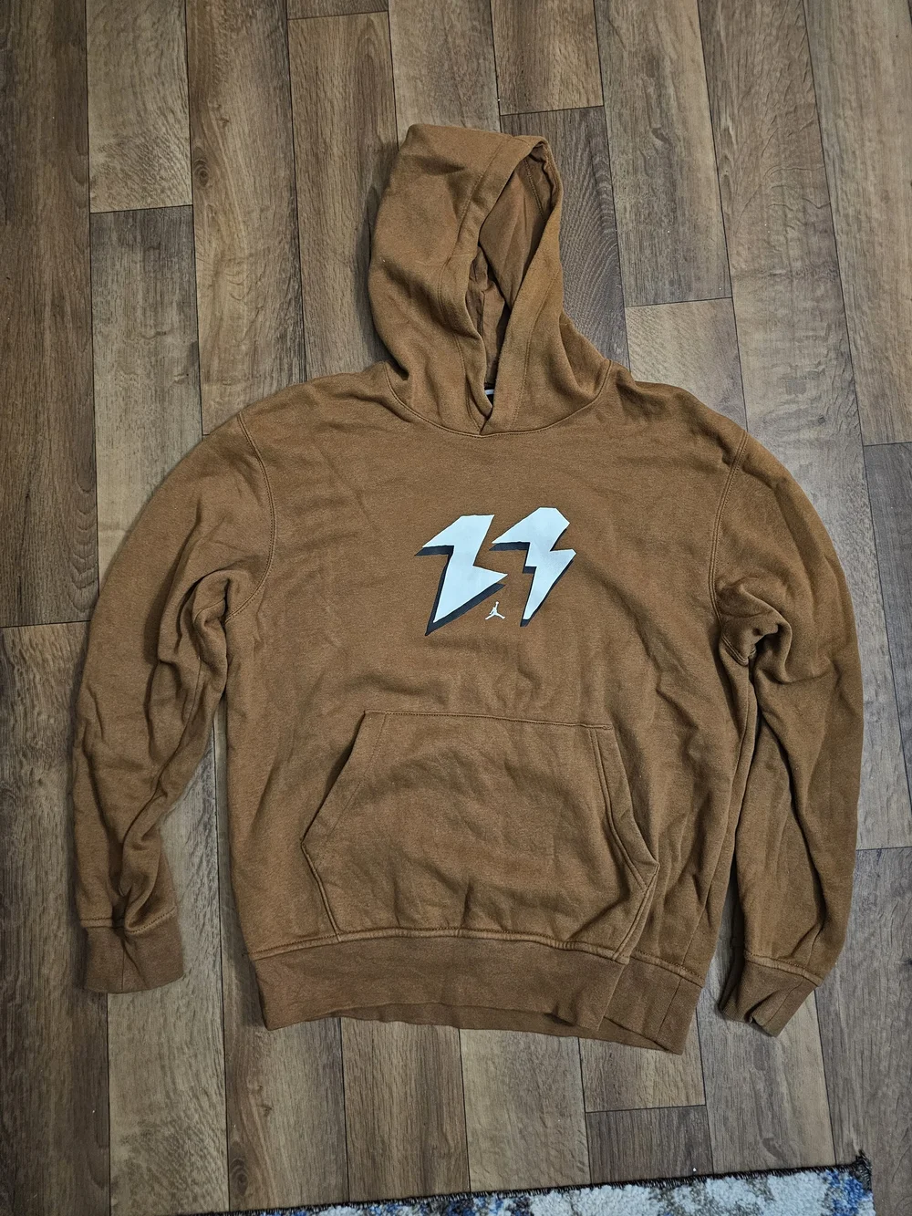 Men's Brown Pullover Hoodie